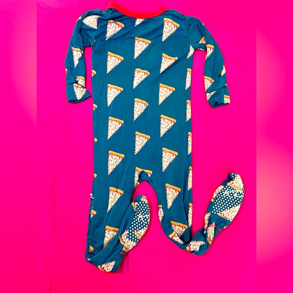 Kickee Pants Pizza Footie - Picture 2 of 4